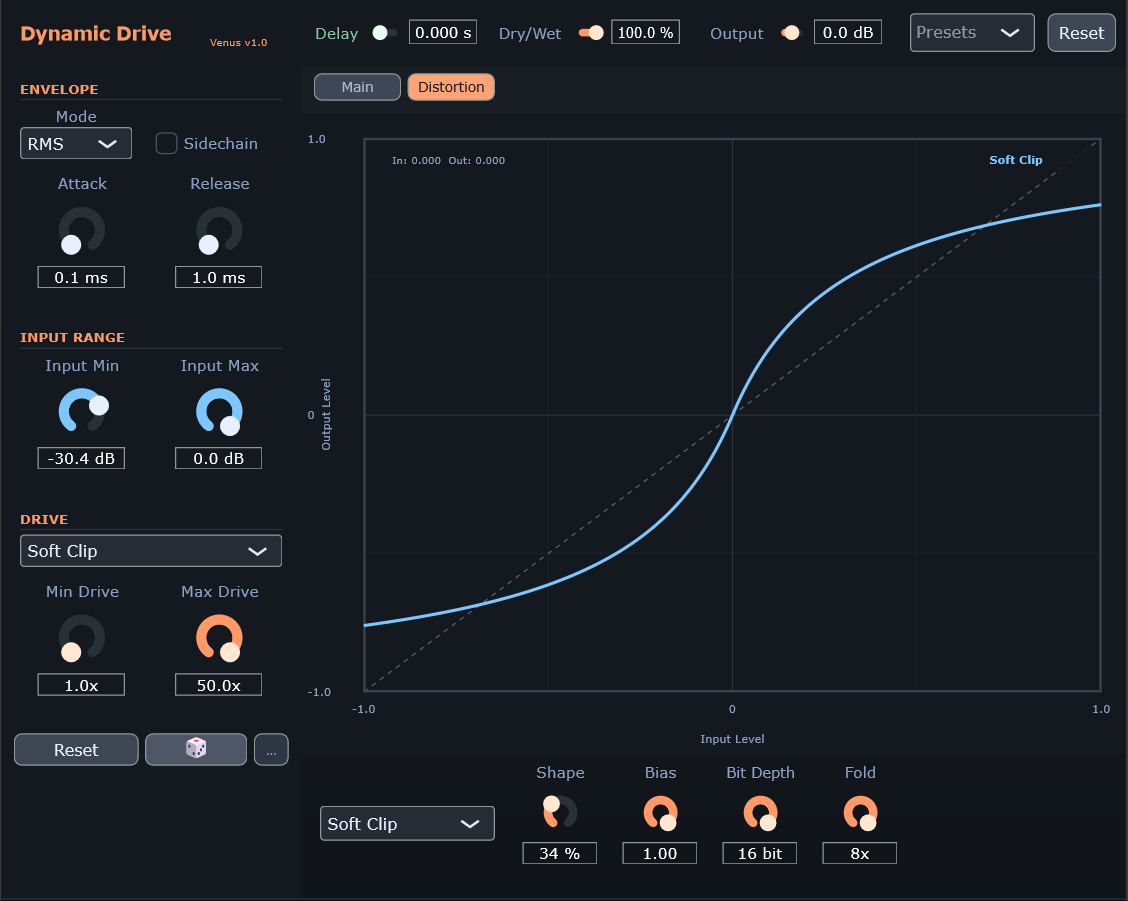 VenusDynamicDrive 界面